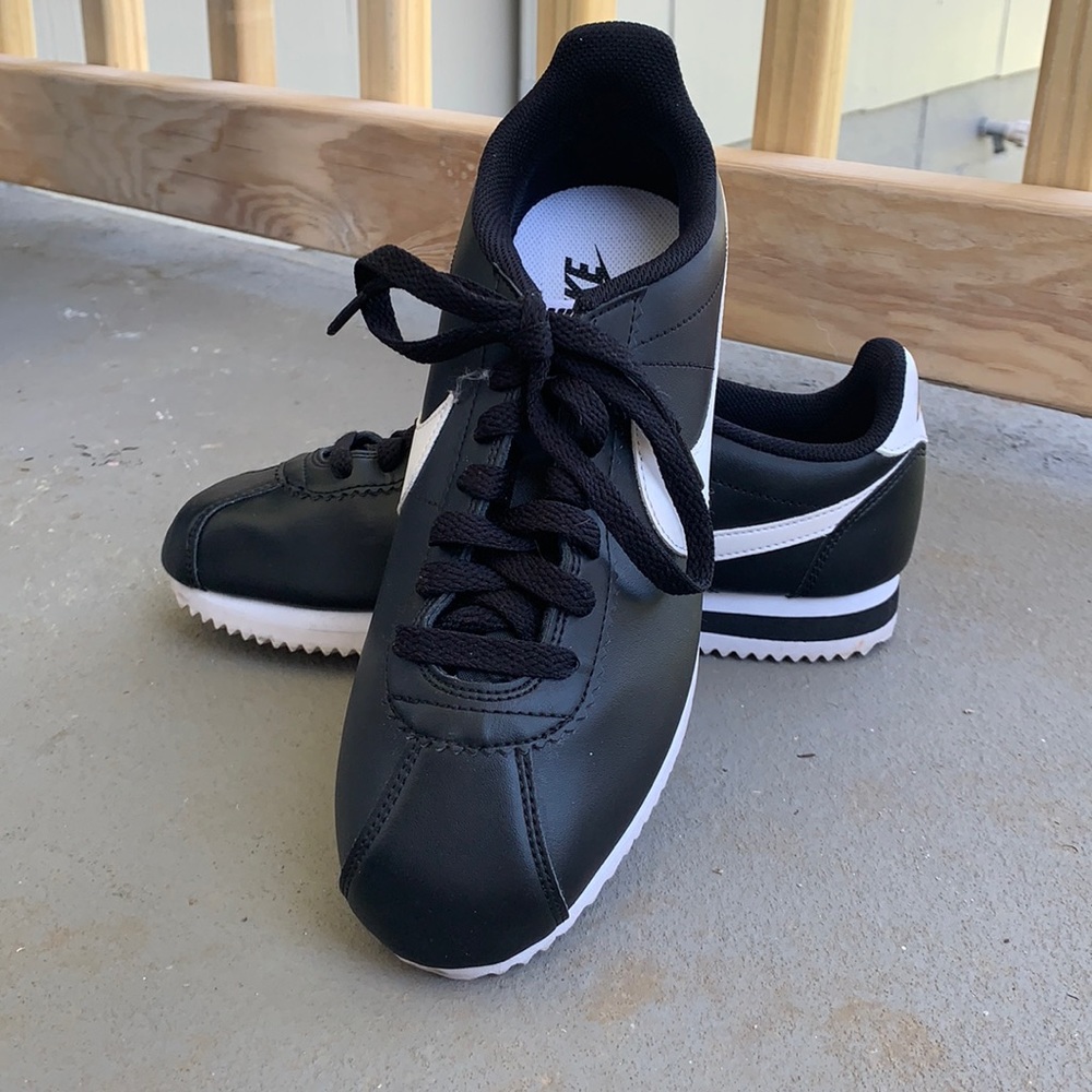 Nike Black and White Shoes